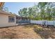 Backyard view of the pool and chicken coop at 13112 Groveland St, Spring Hill, FL 34609