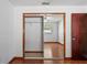 Bedroom closet featuring sliding mirror doors at 13112 Groveland St, Spring Hill, FL 34609