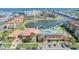 Beautiful view of the community pool, putting green, tennis courts, and waterfront at 19029 Us Highway 19 N # 30H, Clearwater, FL 33764