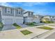 Charming townhomes featuring a modern exterior and well-manicured lawns at 2109 Laceflower Dr, Brandon, FL 33510