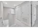 Upstairs hallway featuring neutral paint and carpet leading to the bedrooms at 2109 Laceflower Dr, Brandon, FL 33510