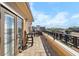 Spacious balcony with seating offers great views of the city skyline at 2240 Soho Bay Ct, Tampa, FL 33606