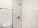 Modern bathroom with tiled shower, new fixtures, and a sleek design at 4928 W Gandy Blvd # G203, Tampa, FL 33611