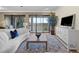 Comfortable living room with water views, stylish decor, and a neutral color palette at 5010 Bayshore Blvd # 9, Tampa, FL 33611