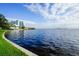 Scenic waterfront view of the city skyline at 5010 Bayshore Blvd # 9, Tampa, FL 33611