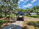 Charming bridge offering a picturesque view of the surrounding community at 5403 Comanche St, Zephyrhills, FL 33542