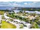 Beautiful aerial view of the residential neighborhood highlighting waterway views at 809 30Th E Ct, Bradenton, FL 34208