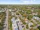 An aerial view of the property and surrounding neighborhood, showing the proximity to local amenities at 1520 15Th N St, St Petersburg, FL 33704