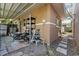 Rear exterior showcases functional area, featuring an outdoor utility area with equipment and stepping stones at 1520 15Th N St, St Petersburg, FL 33704