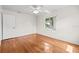 Bedroom with hardwood floors, natural light, and ceiling fan at 1520 15Th N St, St Petersburg, FL 33704