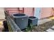 Exterior shot of two air conditioning units on the side of the house at 1550 Chateau Wood Dr, Clearwater, FL 33764