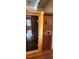 Lovely sauna room with a dark wood interior at 1550 Chateau Wood Dr, Clearwater, FL 33764