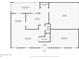 First floor plan displaying the dimensions of the kitchen, living room, Gathering room, dining room and garage at 2102 S Fore Cir, Tampa, FL 33612