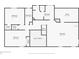 Second floor plan displaying the layout and dimensions of the bedrooms, bathrooms and closets at 2102 S Fore Cir, Tampa, FL 33612