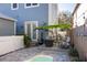 Backyard offers a lounge area and a dipping pool for relaxing on a hot day at 4301 W San Luis St, Tampa, FL 33629