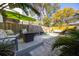 Backyard offers a lounge and a dipping pool for relaxing on a hot day at 4301 W San Luis St, Tampa, FL 33629