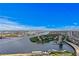 Breathtaking aerial view of city, water and lush landscapes from this high-rise condo at 449 S 12Th St # 2702, Tampa, FL 33602