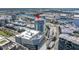 A stunning aerial view of a high-rise condo showcases its architecture and surrounding cityscape, emphasizing its prime location at 449 S 12Th St # 2702, Tampa, FL 33602