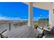Spacious condo balcony featuring city and river views, outdoor seating and a large round table at 449 S 12Th St # 2702, Tampa, FL 33602