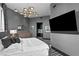 Comfortable bedroom featuring modern decor and a flat-screen TV at 449 S 12Th St # 2702, Tampa, FL 33602