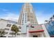 Exterior shot of the building with balconies, next to the Towers entrance at 449 S 12Th St # 2702, Tampa, FL 33602