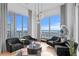 Stylish lounge area with comfortable seating arrangements and panoramic city views at 449 S 12Th St # 2702, Tampa, FL 33602