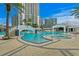 Stunning pool with a bridge, and waterfall features, perfect for relaxing and unwinding at 449 S 12Th St # 2702, Tampa, FL 33602