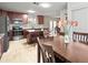 Bright dining area features stainless steel appliances and an eat in table at 470 Hibiscus N Ln, Dunedin, FL 34698