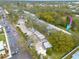 Overhead view of the complex with parking areas and well-maintained landscaping at 11800 Park Blvd # 505, Seminole, FL 33772