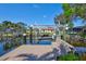 Well-maintained boat dock with boat lift for easy access to the water at 1389 47Th Ne Ave, St Petersburg, FL 33703