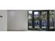 Bright living room with large doors offering abundant natural light and neighborhood views at 1801 N Morgan St # 6, Tampa, FL 33602