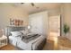 Cozy bedroom featuring a large bed and modern decor at 2166 Andrews Ct, Dunedin, FL 34698