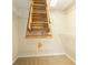 Spacious walk-in closet featuring a wooden ladder and wire shelving at 2166 Andrews Ct, Dunedin, FL 34698