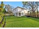 This backyard is perfect for outdoor living and entertaining with a well-maintained lawn at 3721 Iris N St, St Petersburg, FL 33704