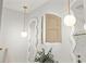 Bathroom with dual sinks, decorative mirrors and pendant lighting at 3721 Iris N St, St Petersburg, FL 33704