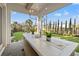 Inviting patio with a large dining table, perfect for outdoor entertaining at 3721 Iris N St, St Petersburg, FL 33704