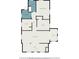 Floor plan of a house showing the layout of the rooms: bedrooms, bathroom, living room, and foyer at 4029 13Th S Ave, St Petersburg, FL 33711