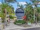 Circles Restaurant sign surrounded by lush tropical landscaping and vibrant plants at 1026 Bellasol Way # 4403, Apollo Beach, FL 33572