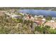 Aerial view of property with surrounding homes near lake communities at 16410 Ivy Lake Dr, Odessa, FL 33556