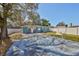 Spacious, fenced backyard features a concrete patio and room for outdoor enjoyment at 3127 W Lambright St # A, Tampa, FL 33614