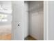 Closet with wire shelving and a view to the bedroom at 3616 Cypress Meadows Rd, Tampa, FL 33624