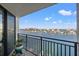Enjoy breathtaking waterfront views from this condo balcony overlooking the harbor at 690 Island Way # 1003, Clearwater Beach, FL 33767