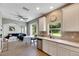Open floorplan with eat in kitchen at 9010 Grand Bayou Ct, Tampa, FL 33635