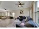 Spacious living room with lots of natural light at 9010 Grand Bayou Ct, Tampa, FL 33635