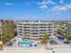Beachfront condo with a large pool, beach access, and views of the Gulf at 14700 Gulf Blvd # 405, Madeira Beach, FL 33708