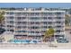 This beachfront condo has private balconies and beach access via pool at 14700 Gulf Blvd # 405, Madeira Beach, FL 33708