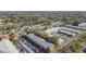 An aerial view of multi-Gathering homes surrounded by residential neighborhoods at 211 Brandy Wine Dr # 211, Largo, FL 33771