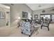 Inviting living room with plush seating, modern decor, and an open layout at 2343 Hidden Trail Dr, Spring Hill, FL 34606