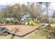The playground offers slides, climbing structures, and benches surrounded by a safety surface at 5440 Quist Dr, Port Richey, FL 34668