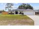 Charming single-story home with well-maintained landscaping, a two-car garage, and a welcoming front entrance at 10424 Gifford Dr, Spring Hill, FL 34608